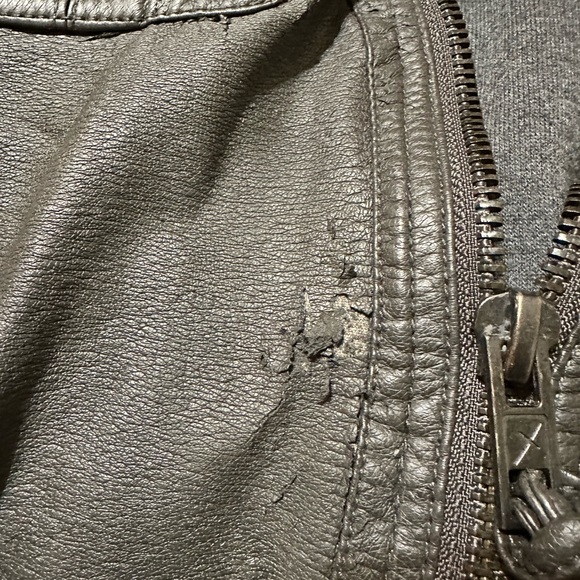 Vegan leather mens size M jacket - Picture 8 of 8